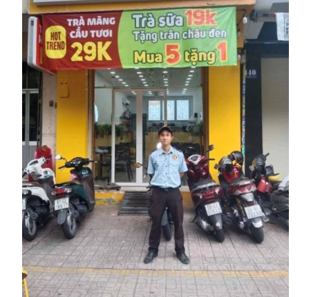 Dịch vụ Bảo Vệ Cửa Hàng Trà Sữa của Công Ty Bảo Vệ Đông Hải